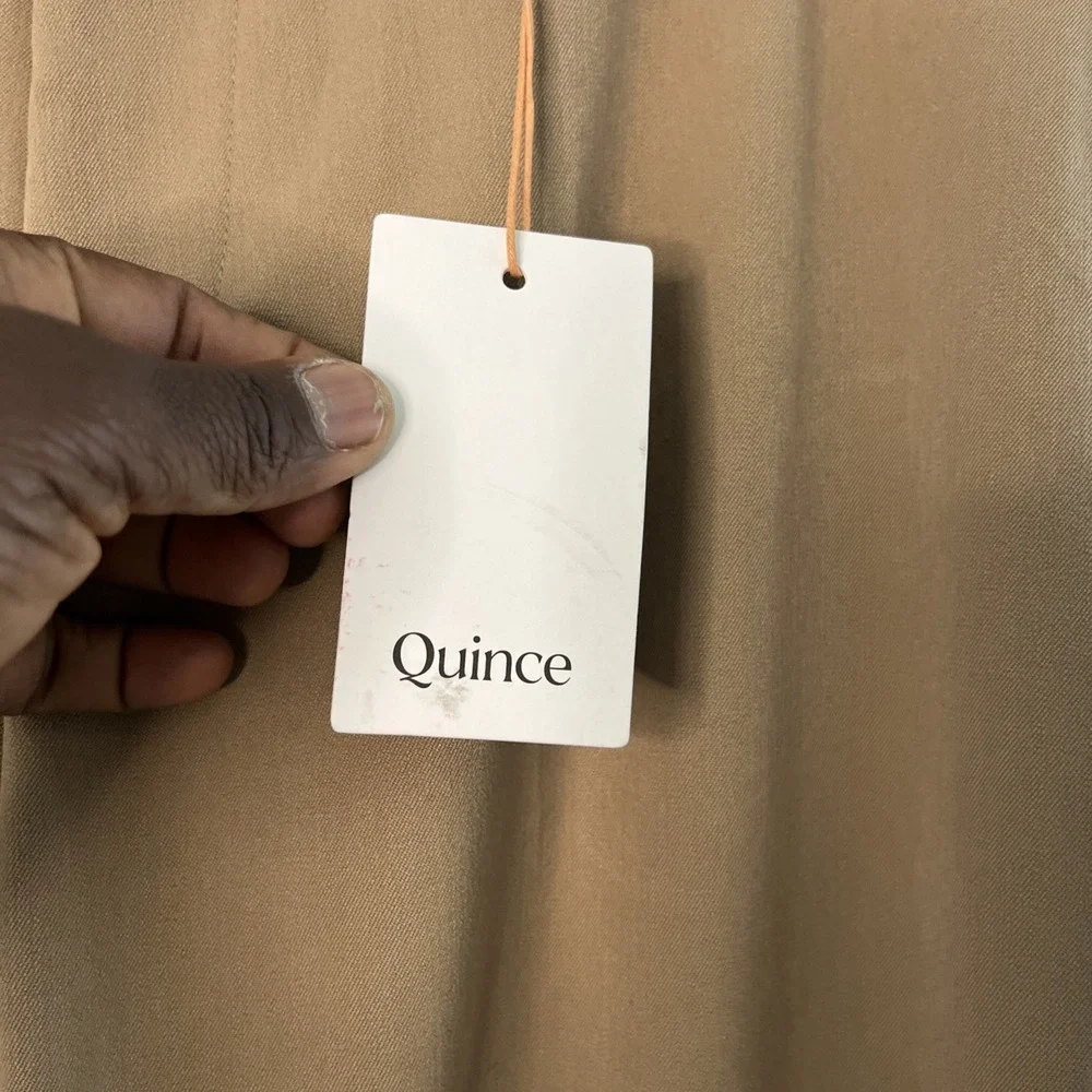 Quince Ultra-Stretch 24/7 Smart Chino Pant Men 36X34 Khaki Career Athleisure New